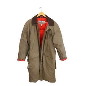 Vtg Aeropostale Compagnie Generale Full Length Down Coat - Mens Small